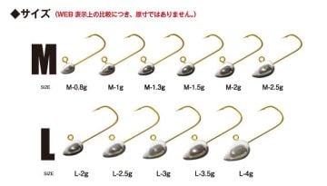 Tict Mebasta Mabaring Star Jig Head M 0.8 Gr