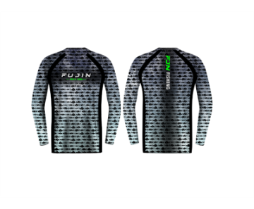 Fujin Performance T-Shirt Aqua Blue Fish