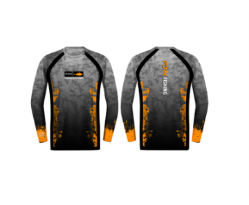 Fujin Performance T-Shirt Camo Orange