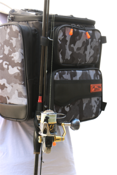 Fujin Black Camo Back Pack - Balıkçı Sırt Çantası
