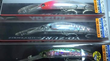 Yozuri Crystal Minnow Deep Diver 3D Floating 40gr 150mm Sahte Balık