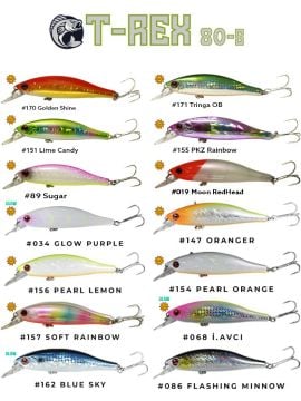 Fujin T-Rex 80S 11gr 80mm Maket Balık