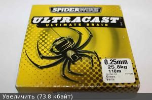 Spiderwire Ultracast Ultimate Braid 0.25mm 270m Green