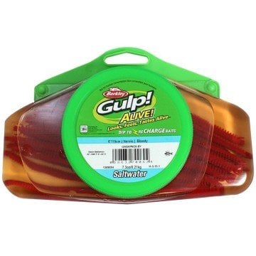 Berkley Gulp Sandworm Nereis 15 cm Kavanoz Bloody Red