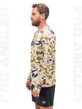 Fujin Pro Angler S24 T-Shirt Narural Camo