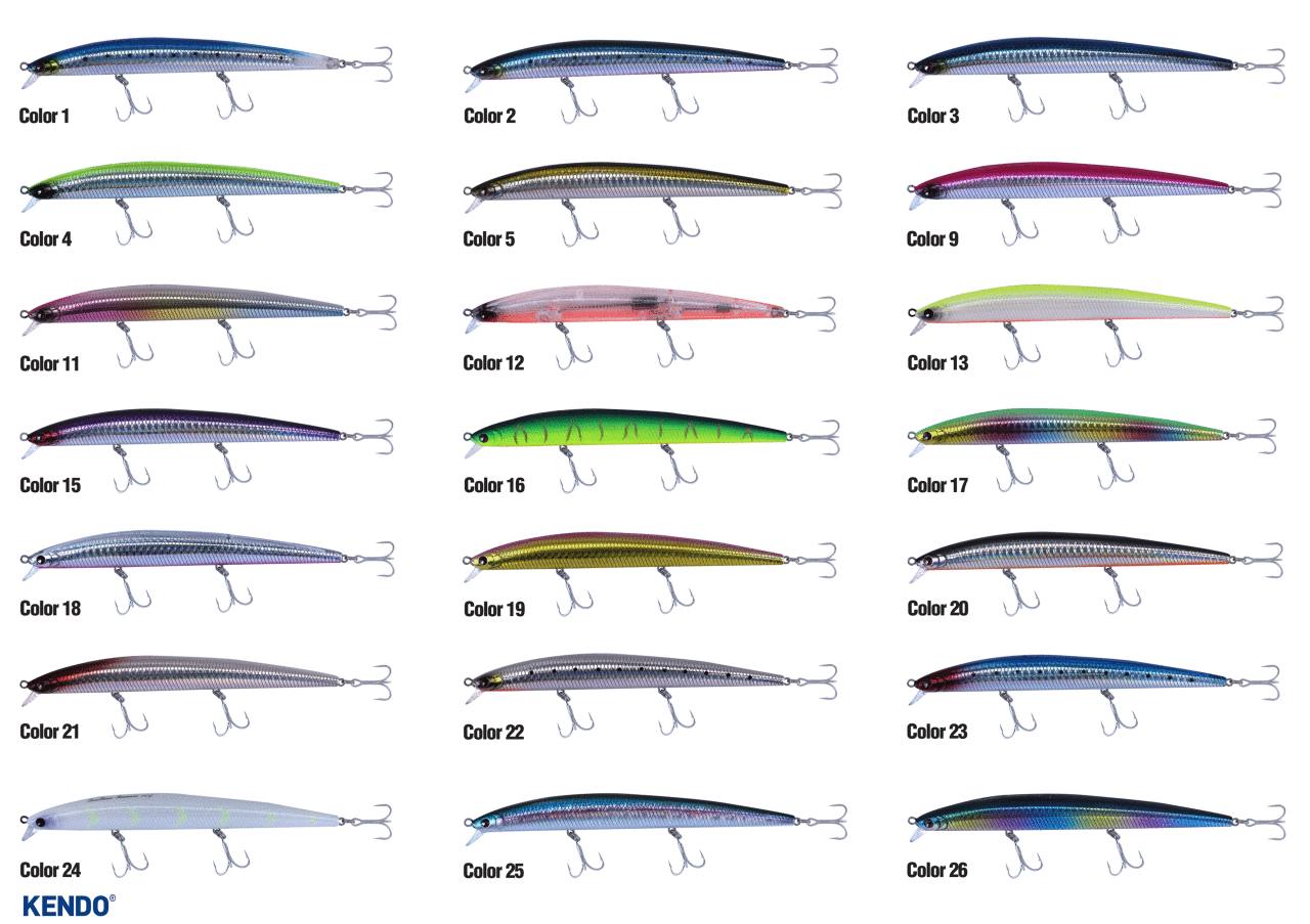 Kendo Seabass Minnow 170F 17cm 26g Sahte Balık