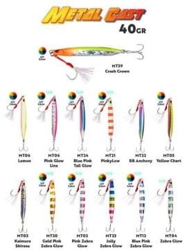 Fujin Metal Cast 40gr Shore Jig Metal Yem