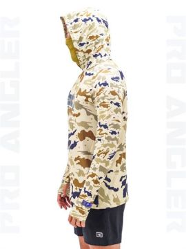 Fujin Pro Angler S24 Buff&Hoodie Natural Camo