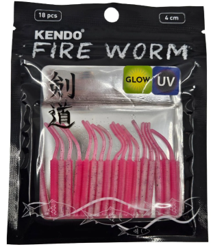 Kendo Fire Worm Lrf Silikonu 5cm 18 Adet