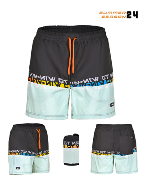 Fujin Pro Angler Short Mayo Anthracite Turquoise