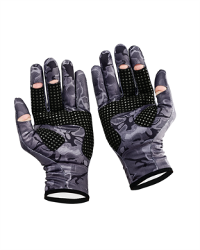 Fujin Pro Angler Winter Gloves Black Camo