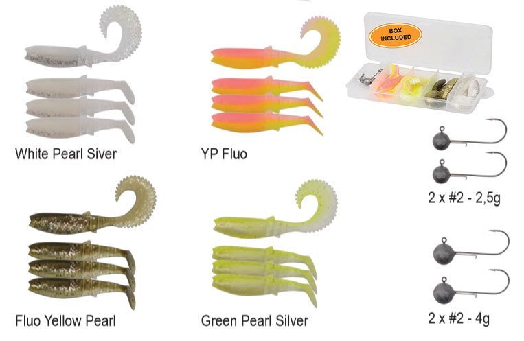 Savage gear Cannibal Box Kit XS 20 Adet Suni Yem