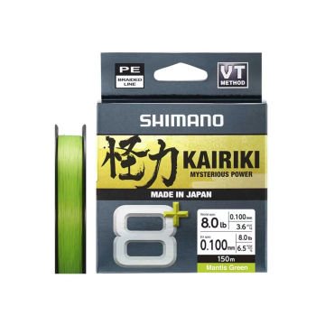 Shimano Kairiki 8+ 150 Mt Mantis Green İp Misina (Yeşil)