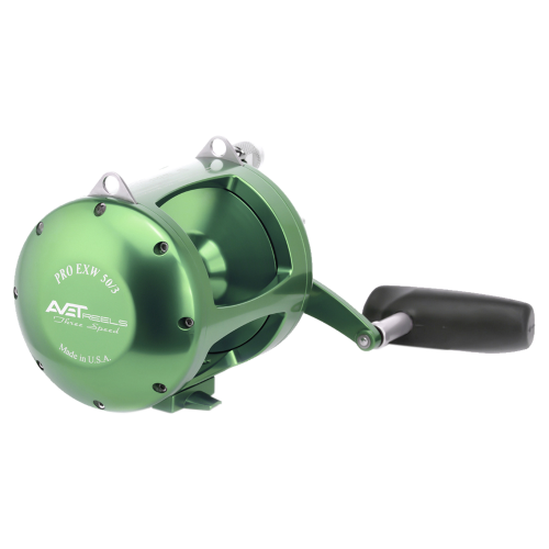 Avet Pro EXW50/3 Üç Vites Çıkrık Olta Makinesi Sağ Kol Green