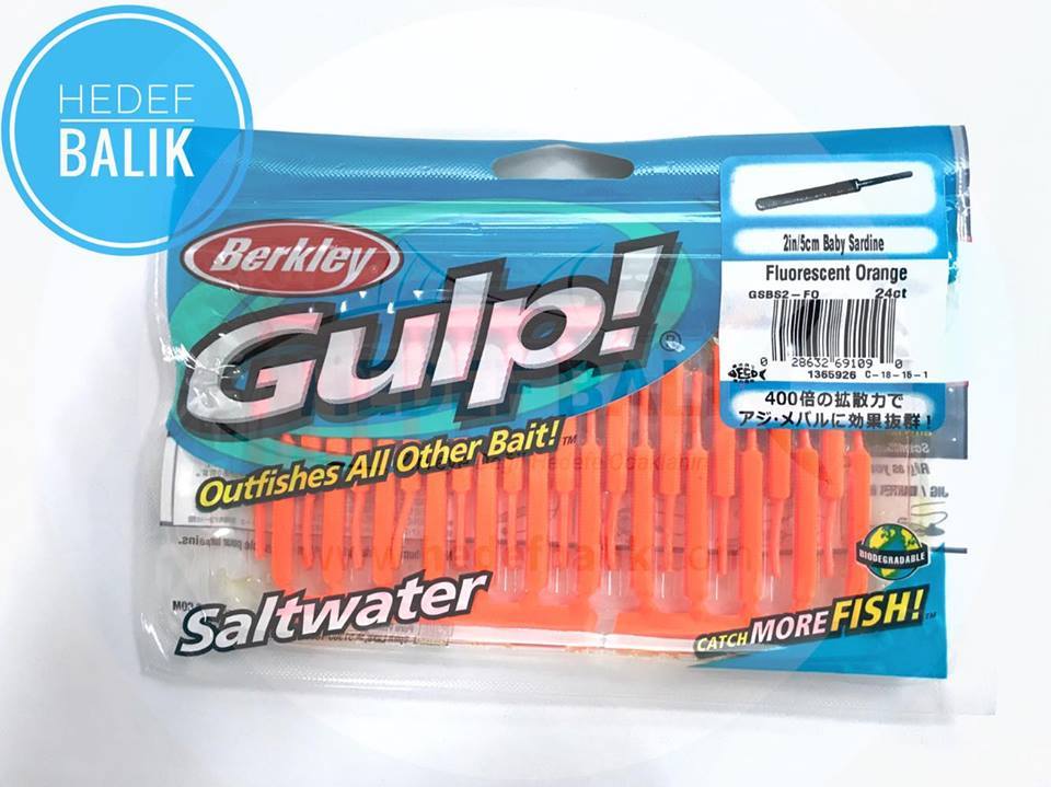 Berkley SW Baby Sardine 2inç Lrf Silikonu FO