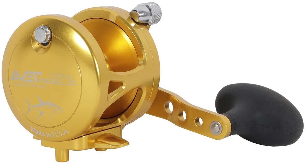 Avet MJX5.8 G2 With Glide Plate Sağ Kol Jigging Çıkrık Makine Gold