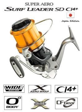 Shimano Super Aero Surf Leader SD CI4+ 30 Standart Surf Makina