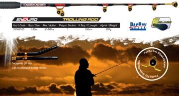 Protackle Enduro S.Roller Trolling Kamışı 50-80 Lb 1.65 mt