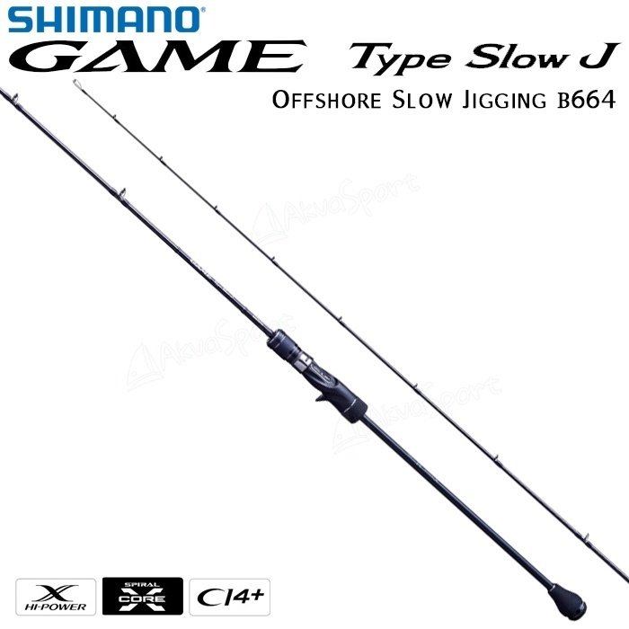 Shimano Game Type Slow Jig Cast Jigging Kamışı B664