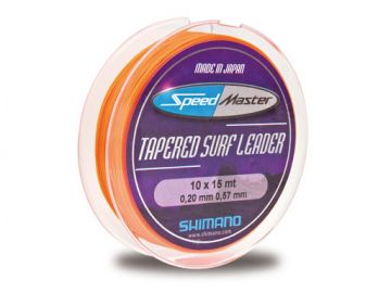 Shimano Tapered Speedmaster Surf Leader 10X15M 0,20-0,57mm Surf Sok Leader Misina