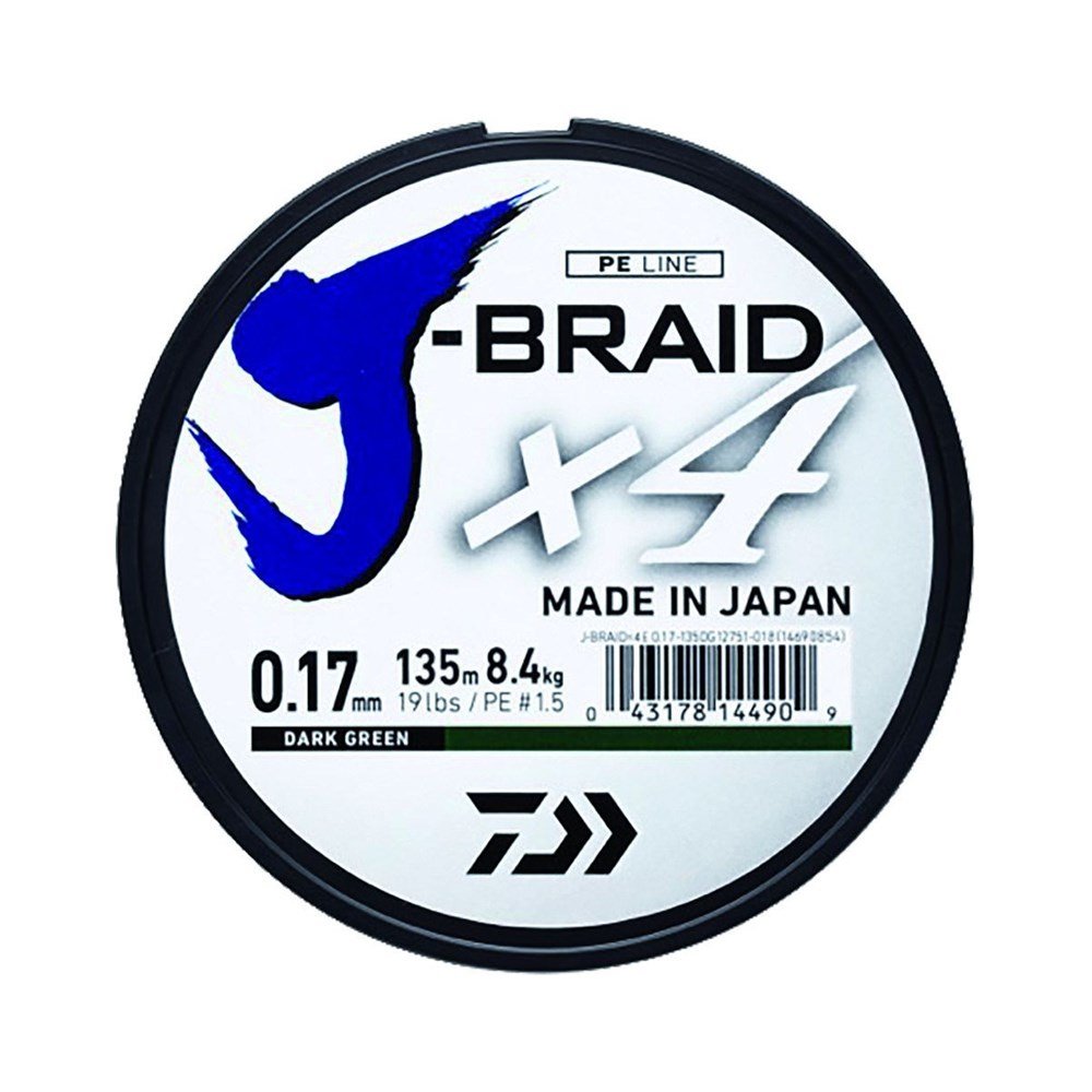 Daiwa J-Braid 4B Koyu Yeşil 270m İp Misina
