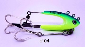 YENİ Bonito Jig Head GLOW Canlı Yem Daldırıcısı 750 Gr