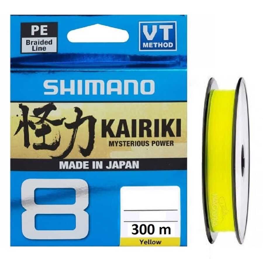Shimano Kairiki 8 Yellow (Sarı) 150m İp (Örgü) Misina