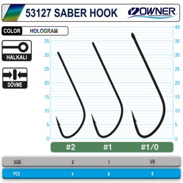 Owner 53127 Saber Hook Hg İğne