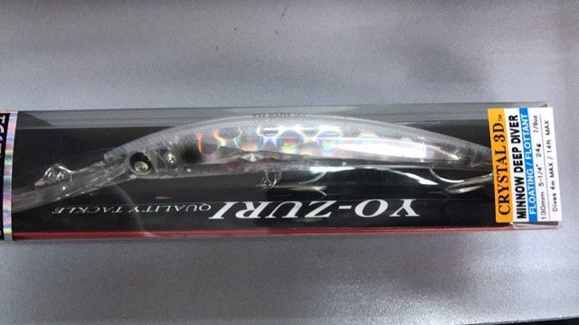 Yozuri Crystal 3D Minnow Deep Dıver 130mm 24gr Sahte Balık