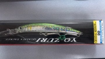 Yozuri Crystal Minnow Deep Dıver 110mm 16gr Sahte Balık