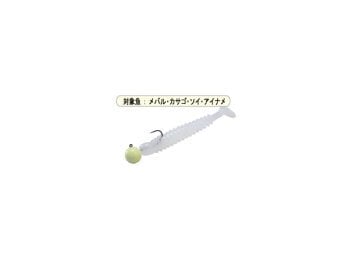 Owner Cultiva Mebaru Shot  JH-82 Jig Head Glow