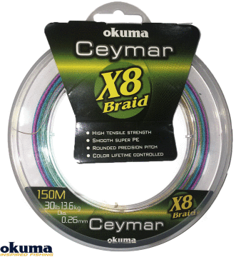 Okuma Ceymar Braıd Line (Multı Color) 0.16mm 150mt İp Misina