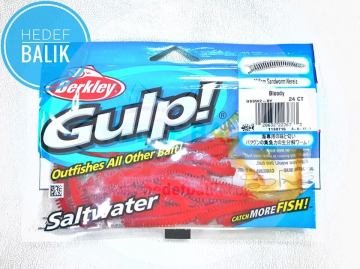 Berkley Gulp Saltwater Sandworm 2inç Lrf Silikonu 24 Adet BY