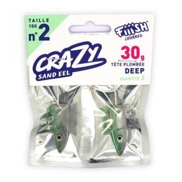 Crazy Sandeel CSE150/2 CSE222 30gr Deep Jig Head