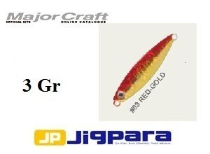 Major Craft JigPara Micro Jig Red Gold 3 Gr