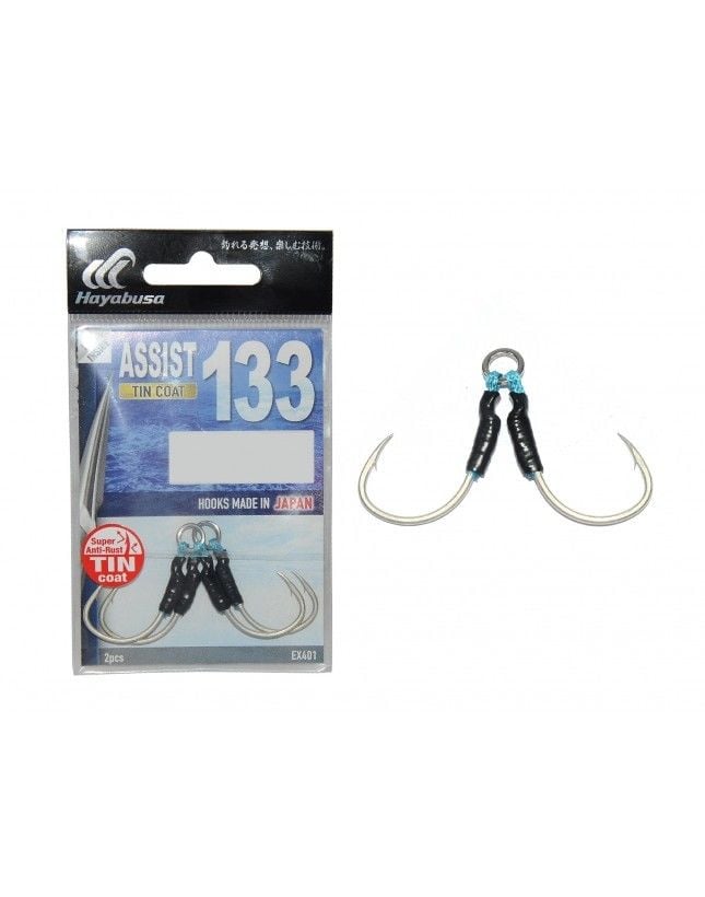 Hayabusa EX 401 Jig Assist İğnesi Double Hook 2'li Paket