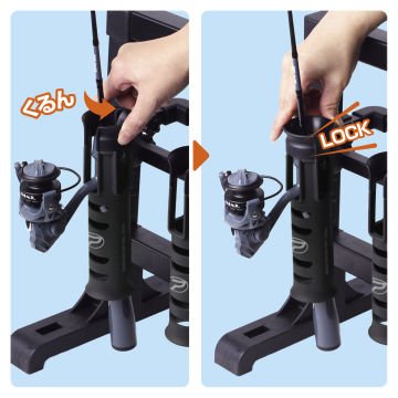 Prox Turn Lock Rod Stocker For 4'lü Kamış Standı