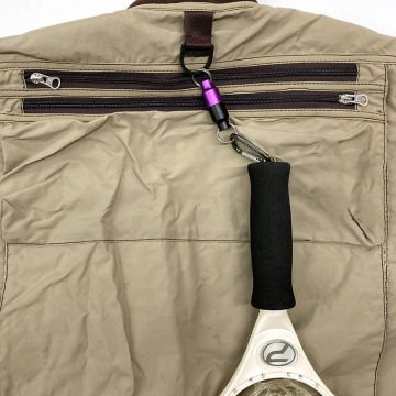 Prox MG Joint Twin Color Mıknatıslı Karabinalı Askı Aparatı Siyah Yeşil Small