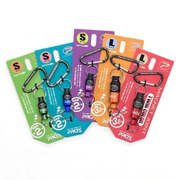 Prox MG Joint Twin Color Mıknatıslı Karabinalı Askı Aparatı Siyah Mavi Small