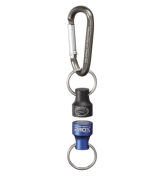 Prox MG Joint Twin Color Mıknatıslı Karabinalı Askı Aparatı Siyah Mavi Small