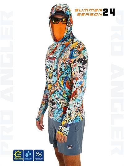 Fujin Pro Angler S24 Buff&Hoodie Makai Orange