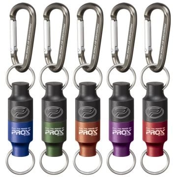 Prox MG Joint Twin Color Mıknatıslı Karabinalı Askı Aparatı Siyah Turuncu Large