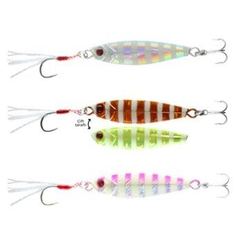 Fortuna Salti Rocky Shore Zebra Jig Set 3 Lü