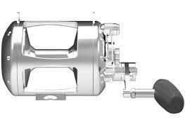 Avet T-RX80/2 Quad İki Vites Çıkrık Olta Makinesi Sağ Kol Silver