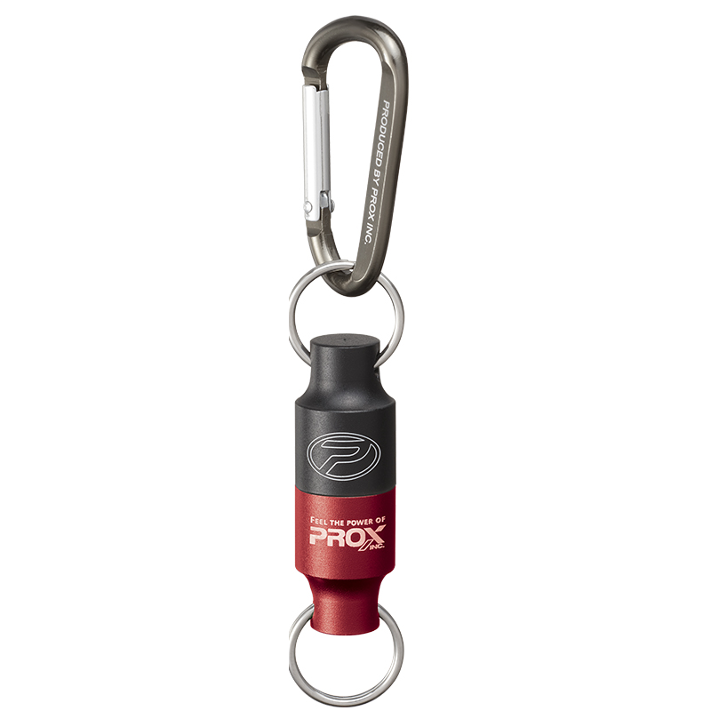 Prox MG Joint Twin Color Mıknatıslı Karabinalı Askı Aparatı Siyah Kırmızı Large