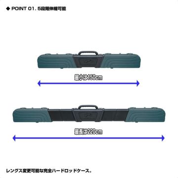 Prox Container Gear 5-Lenght Hard Rod Case Olta Taşıma Çantası Kırmızı Siyah