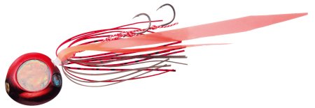 Daiwa Kohga Bayrubber Free Slider Jig Yemi 120 Gr  Red Fang Red