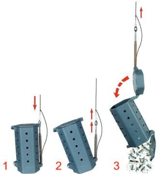 Stonfo Boat Feeder 703 Balık Yemleme Aparatı  ( Yem Çanı )