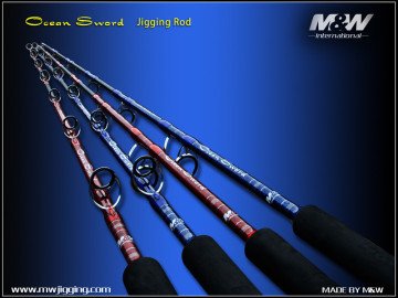 Ocean Sword B-SS 171cm. 80-200gr. Tetikli Jigging Kamışı Mavi