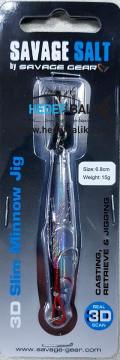 Savagear 3D Slim Minnow Jig 8gr 5.4 cm